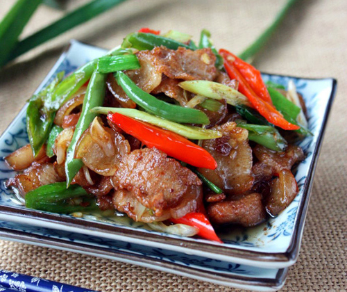  青椒炒肉